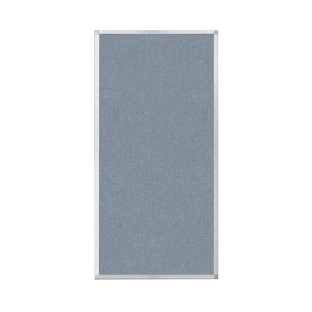 Versare Hush Panel Configurable Cubicle Partition 3' x 6' Powder Blue Fabric 1852304